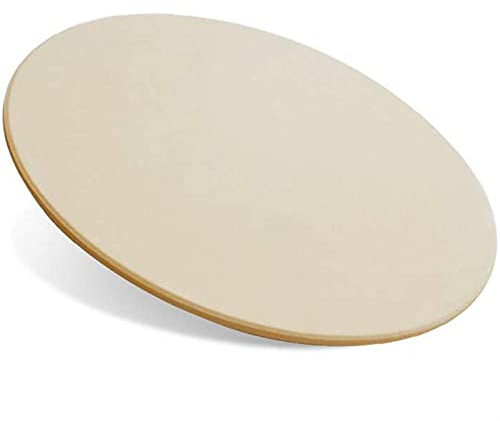 AYKANING Pizzablech,Pizza Pan Pizza Stein 15 Zoll Runder Backstein Für Brot Keramik Pizza Grillsteine ​​Für Kochen und Backen BBQ und Grill