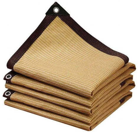Voile D'Ombrage 4x3 Mat Voile D'Ombrage 5x5 Voile Ombrage Rectangulaire Tissu D'Ombre Filet Dombrage,6x8m