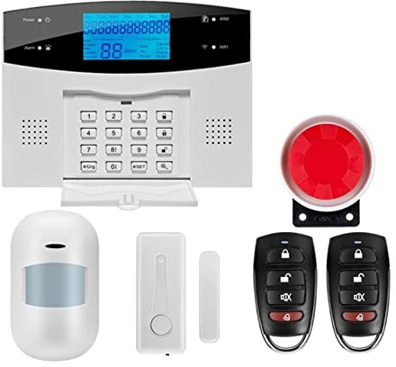 Sistema de alarma inteligente de TUYA WIFI Alarma antirrobo de alambre inalámbrico Gsm Sistema de alarma con sensor de movimiento de humo de seguridad de 433MHz. ,Sistema De AutomatizacióN Del Hogar(G