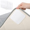 Cozary Antiscivolo per Tappeti 10 X 10 cm, Lavabile Tappeto Antiscivolo, Tappetino Antiscivolo Incisibile, Sottotappeto Antiscivolo (4, Bianco)