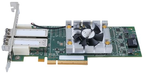 Yanmis QW972A 16Gbit / S Dual Port Host -Bus -Adapter, 16Gbit / S -Faserkanal HBA -Netzwerkadapter, PCIe -Glasfaser -Kanal HBA für Server 2000 2003 2008 2008 R2 2012, für VMware ESX
