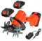 Motozappa Elettrica Da Giardino, Zappatrice E Coltivatore Con 4 Lame In Metallo, 12V Potente Motozappa Ricaricabile Per Piccoli Giardini, Profondità Di 10cm - Motozappa Elettrica(No rod)