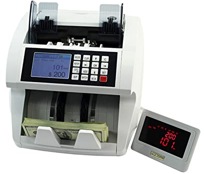 Macchina per contare i soldi, Contatore di denaro con LCD Visualizza stampa di conteni di valuta MACCHINA ASCORSO DI SMETTURA DI MONTICIPAMENTO FACCO COTTURA DI BILL MISSATO