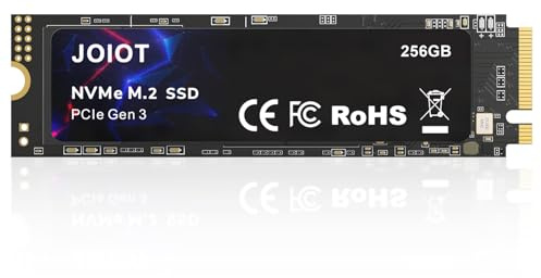 JOIOT SSD 256GB PCle 3.0x4, NVMe M.2 2280 SSD Interno up to 2800MB/s, Compatible con PC y Laptop - TLC 3D NAND