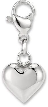 GD GOOD.designs Charms Anhänger mit Karabiner-Verschluss | Kettenanhänger aus 316L Edelstahl | Charm für Bettelarmband in Silber | Wasserfest & Hypoallergen