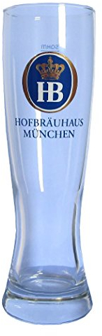 HB Hofbräuhaus München German Beer Mug Munich Hofbräuhaus München HB Wheat Beer Glass 0.3 Liter King Werk KI 1000075