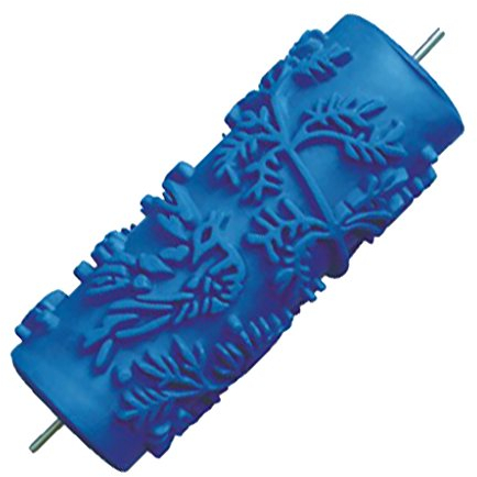 MagiDeal 15cm Empaistic Malerrolle Farbroller mit Muster Diy Wanddeko - 002y