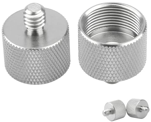 NICEYRIG Gewinde Adapter für Mikrofonständer, 1/4 männlich auf 5/8 weiblich