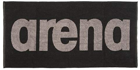 Arena GYM Soft Towel, Toalla De Deporte Unisex Adult, Black-grey, Talla Única