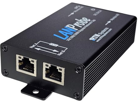 LANProbe 10/100/1000 Gigabit Ethernet/USB Bypass Network Tap