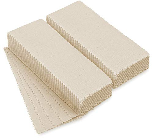 Whaline 200 Stück Stoff-Wachsstreifen, natürliche Musselin-Epilierstreifen, große Wachsstreifen, vorgeschnittene Streifen für Körper, Gesichtshaarentfernung, Damen, Herren, Arme, Beine, 7,1 x 20,9 cm