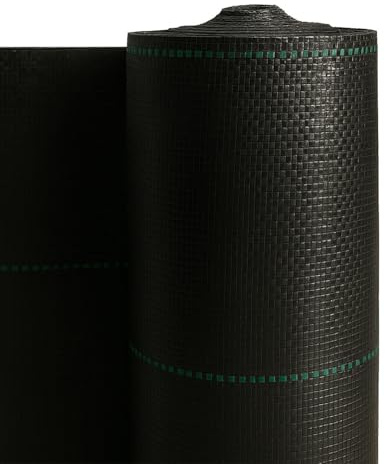 Jardin202 - Malla contra Malas Hierbas, Gramaje 110 Gramos Geotextil | Protección césped Artificial | 9M DE Largo (4M DE Ancho)