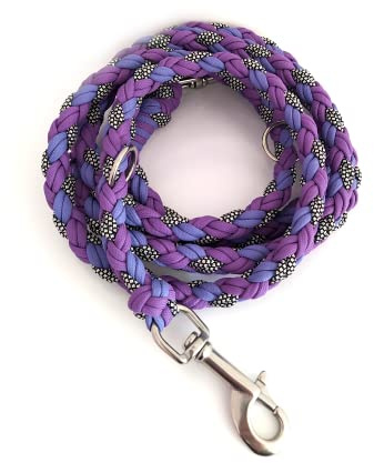 Paracord Leine, Hundeleine, verstellbare Führleine, verschiedene Längen und Karabiner wählbar