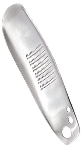 Garlic Mincer Garlic Grinder Stainless Steel Garlic Crusher Mincer Press Ginger Grater Peeler Scraper Fruit Vegetable Slicer for Cheese Chocolate Baby Food Garlic Press Stainless Steel