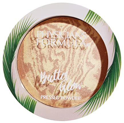 Physicians Formula Butter Glow, Cipria Fissante Multiuso per una Pelle Luminosa e Radiosa, Arricchita con Burro di Murumuru, Finish Naturale, Tonalità Translucent .
