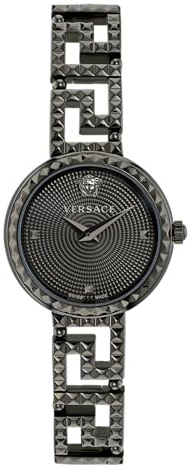 Versace Damen Analog Quarz Armbanduhr Greca Goddess