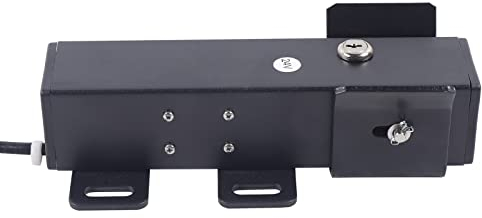 Azionamento cancello a battente con serratura per sistema da 24 V, 1,7 kg, tempo di sblocco, 1 secondo, 32 x 7,5 x 11,5 cm