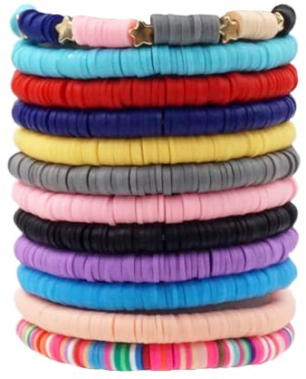 DYLYMX 12 Pcs Set de Bracelets d'amitié, Bracelet de Lettres de Toylor Inspiré d'un Album, Bracelets d'amitié Bohemian Concert Exchange Cadeaux pour les Fans de Musique et d'amour