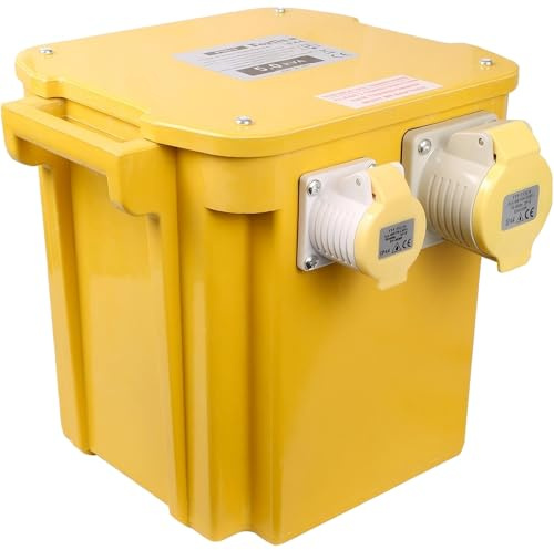 5KVA Transformer 240V to 110V / 110V to 240V – Heavy Duty Step Up & Step Down Site Transformer – Industrial Single Phase Power Converter for Construction & Workshop Use