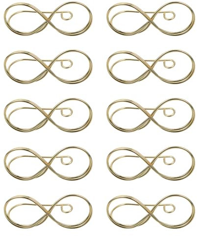 Lurrose 10stücke Platzkartenhalter Für Fotos Und Notizen Elegante Tischdeko Für Hochzeiten Partys Und Events Vielseitige Memo Clips Stabilem Stand Goldene Ausführung