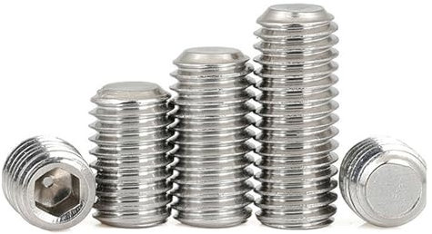 Aqxyhjk M3 M4 M5 M6 M8 M10 M12 M16 DIN913 316 A4-80 Edelstahl in Marinequalität mit Sechskant-Innensechskant und Flacher Spitze, Madenschraube(35mm,1pc M12)