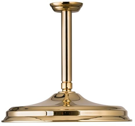 PaulGurkes Kopfbrause Gold Retro Deckenmontage Regendusche