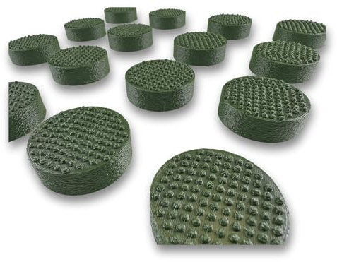 Plant Pot Feet 22 pack - Solid, Durable Outdoor Pot Feet For Plant Pots & Planters | Extremely Durable Non-Slip & Non-Scratch Plant Pot Risers | Great Way To Protect Your Decking/Patio (Green)