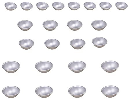 HAPINARY 24 Stück 3-teiliges Halbkugel Badeperlen Silikonform Rutschfestes Aluminiumguss Einfach Zu Entformen Für Diy Badeperlen Und Badezusatz Für Familienbasteln Und Spa-anwendungen