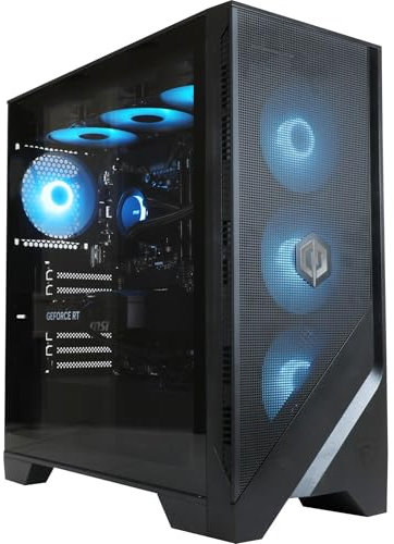 CyberPowerPC x MSI PBM Gaming PC - AMD Ryzen 5 7500F, Nvidia RTX 4060 8GB, 16GB RAM, 1TB NVMe SSD, 750W 80+ PSU, Wi-Fi, Liquid Cooling, Windows 11, Forge M100R
