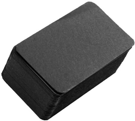 Hemobllo 100stücke Mini-blankokarten Aus Schwarzem Kraftpapier Kleine Karteikarten Und Visitenkartenrohlinge Leere Notizkarten Für Lernen Diy-geschenke Und Scrapbooking