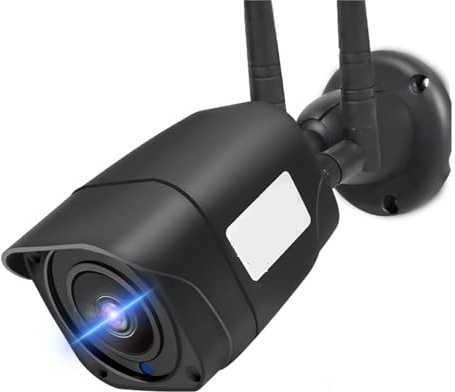 OTENC Caméras pour la sécurité à Domicile, 4G Carte SIM caméra IP 5MP HD GSM Balle caméra de sécurité boîtier métallique extérieur caméra Surveillance CCTV P2P(4G Version)