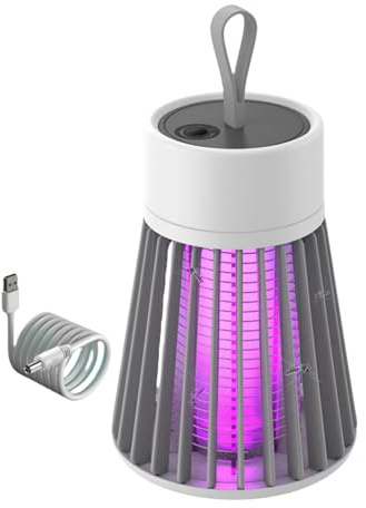 Miro France Lampe Anti Moustique，Technologie de Capture des moustiques par Rayons ultraviolets, sûre et Non Toxique, adaptée à Une Utilisation en intérieur et en extérieur