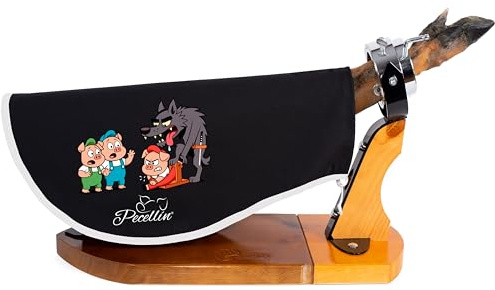 PECELLÍN Cubre Jamon 100% Algodon Protector Jamon Cubre Jamones, Largo 60cm | Paño cubre jamon transpirable, Accesorios para Jamoneros, Cubrejamon para Patas y Paletas, Gran Tamaño