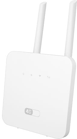 Generic WiFi Mobile Portatile 4G LTE, Router Hotspot da Viaggio Ad Alta velocità da 300 Mbps con Slot per Scheda SIM e Interfaccia LAN WAN, Dispositivi Internet Cablati