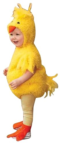Genérico Disfraz de Pollito para Bebé Recién Nacido, Conjunto de Lana con Capucha y Zapatos, Body Mono Amarillo para Fotos, Carnaval y Pascua, Regalo para Niña y Niño