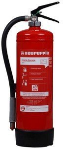 Wasserlöscher 6l W6DF frostsicher 4LE FLN Neuruppin (Instandhaltungsnachweis Feuerlöscher-Tauschsystem)