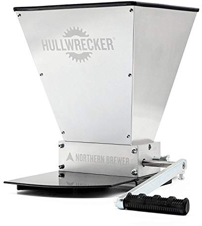 Northern Brewer - Hullwrecker 2-Roller Grain Mill with Metal Base and Handle