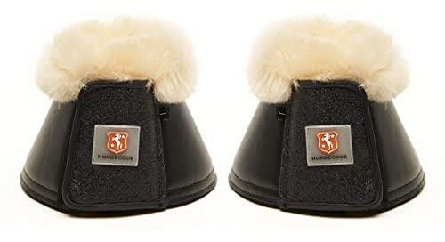Horsecode Hufglocken Black Glamour M
