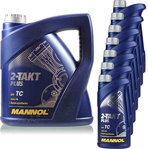 11 Liter MANNOL 2-Takt Plus API TC Öl Motorradöl Scooter Teilsynthetisch 11192028