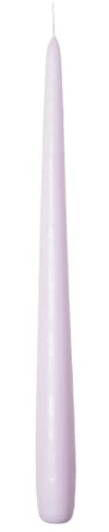 Premium Spitzkerzen | Kerzen | Leuchterkerzen | Halterkerzen | Lange Kerzen | Deko Kerzen | Ø 22 mm x 280 mm | 24 Stück | Brenndauer ca. 10 Std. | (Lila)