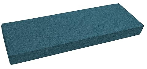 Garden Factory Bezug für Palettenkissen 120x40x10 Türkis (ohne Füllung) Palettenkissenbezug Wasserabweisend In&Outdoor Sitzkissenbezug Rückenkissenbezug