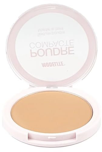 Poudre compacte pour le maquillage, matifiante, couleur beige doré, 12 gr