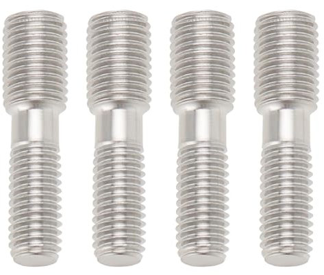 YINETTECH 4 Pièces Vis de Réduction M8x1,25 à M10x1,5 Goujon de Collecteur d'échappement Universel en Acier Inoxydable 304 Compatible avec ATU Akros 1997-1998
