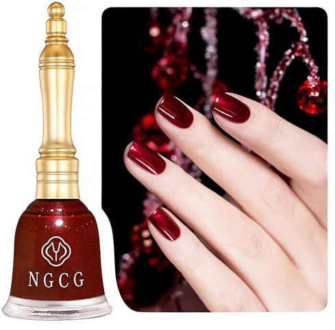 Simple One Step Color Nagellack, schnelltrocknend, roter Nagellack, strapazierfähiger Chip und langanhaltender Pinsel für Frauen Home DIY Salon (Red C)