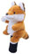 harayaa Soft Plush Fox Animal Golf Club Head Cover for Outdoor, Golf Equipment Transport Protection