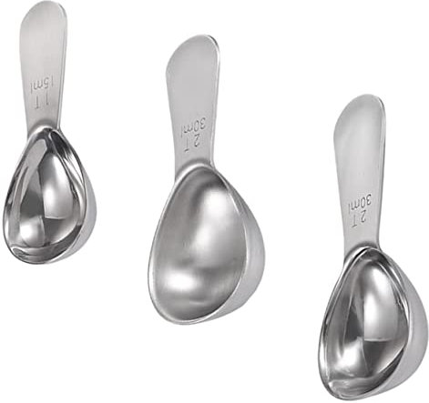 Cabilock 3piezas Cuchara Medidora De Metal Cucharas Medidoras As Para Cocina Para Condimentos