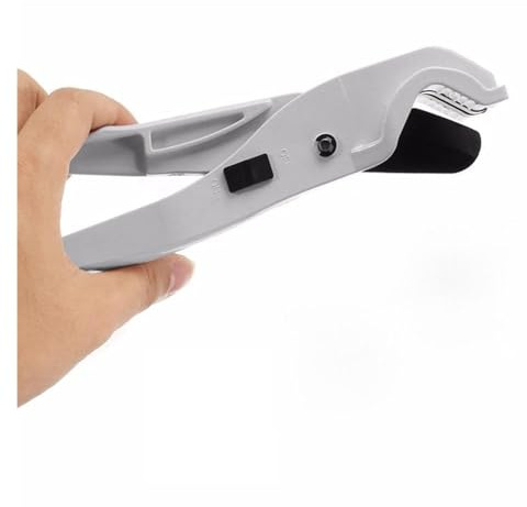 Cortatubos, 1pcs blanco 0-32mm ABDOMINALES Cortador de tubería rápida, tijera de corte de conductos de manguera de tijera para PPR/PE/PVC Herramientas de mano portátiles
