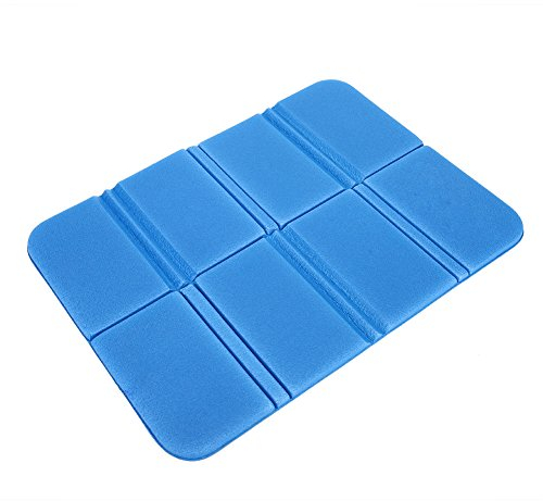 Faltbare Klappsitzkissen Tragbare Wasserdichte Picknick Matte Pad Kissen Für Camping Picknick(Blau) Iso Sitzkissen