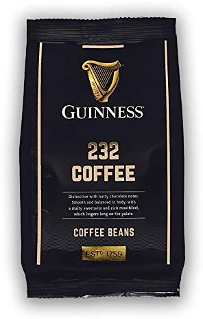 Exclusive Guinness Coffee '232' Brew - 227g Roasted Beans by Tiki Tonga Coffee Roasters. Roasted in The United Kingdom