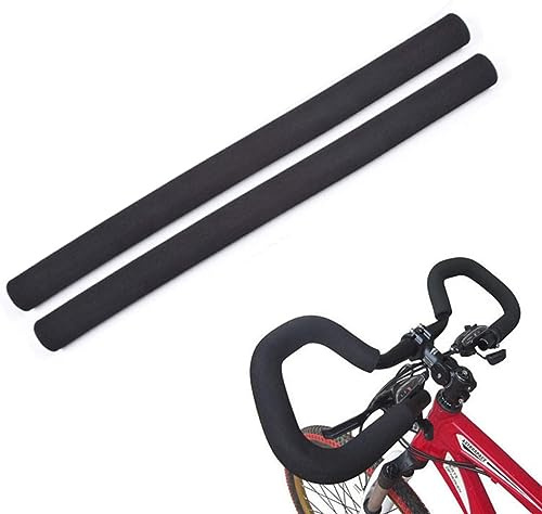 Handlebar Cover Bicycle Handlebar Grip Sponge Cover Bicycle Handlebar Tube Butterfly Handle Bar Sleeves for Mountain Bike Bicycle Black Pack of 2